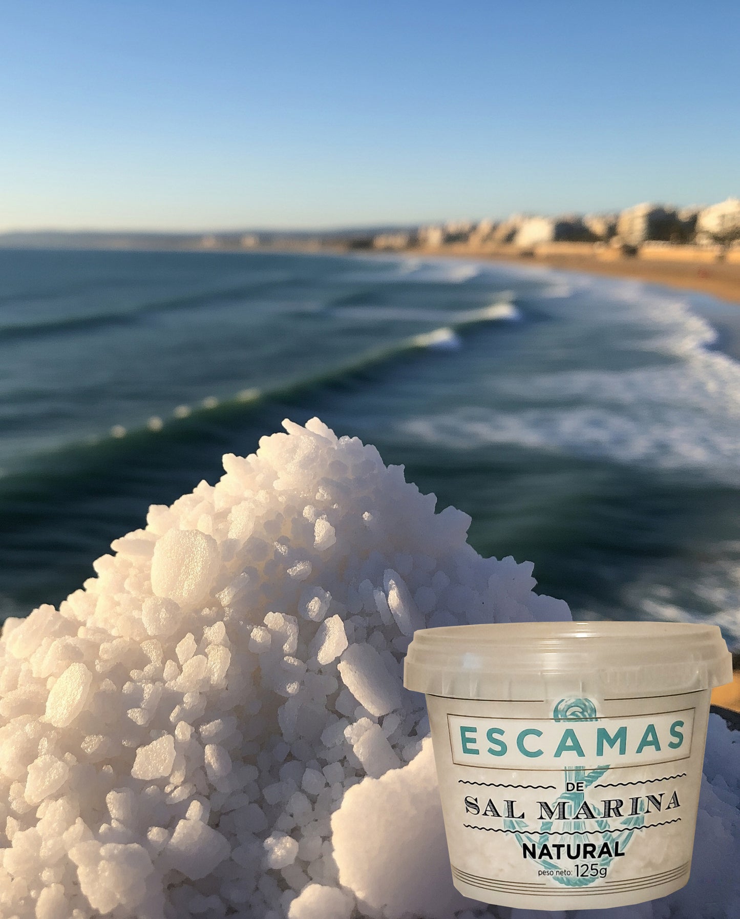 Green Delicates: Polasal 125g Spanische Atlantik-Meersalzflocken - Authentisches Gourmet-Salz