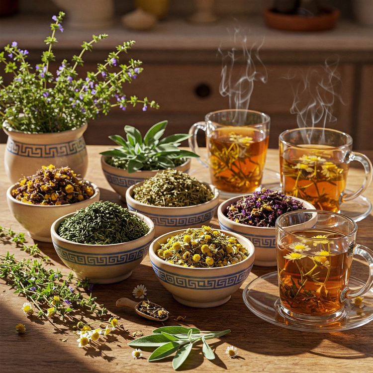 Griechischer Kräutertee