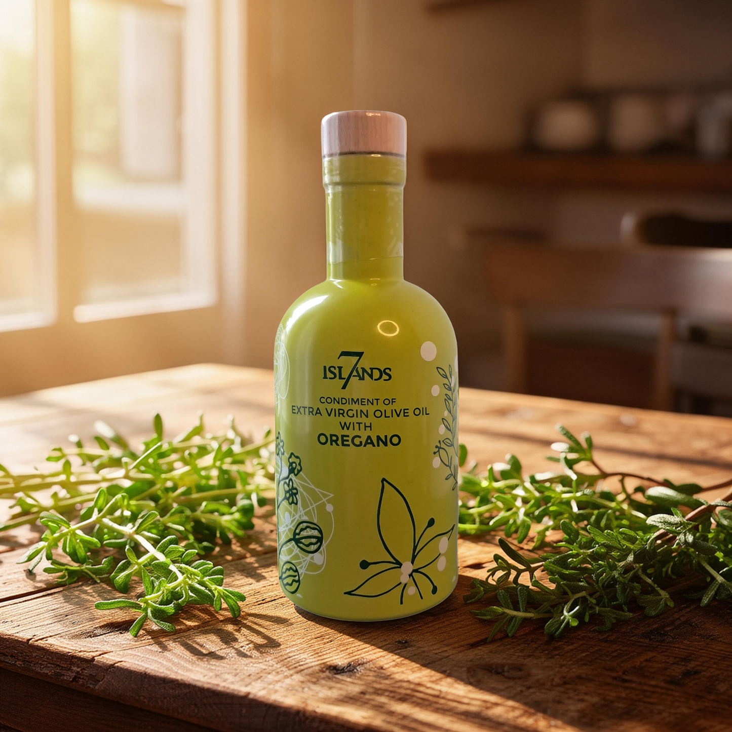 🫒 7 Islands Natives Olivenöl Extra – Oregano Luxus Edition 200ml