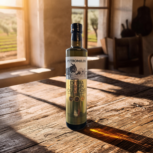 🫒 Petromilos Natives Olivenöl Extra – 500ml Premium Gold Edition