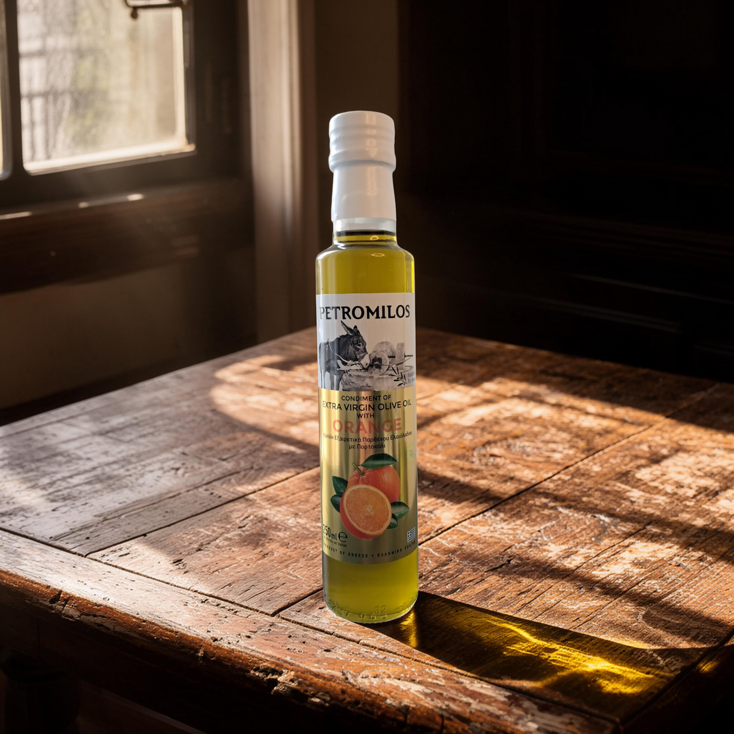 🍊 Petromilos Natives Olivenöl Extra – Mit Orange 250ml