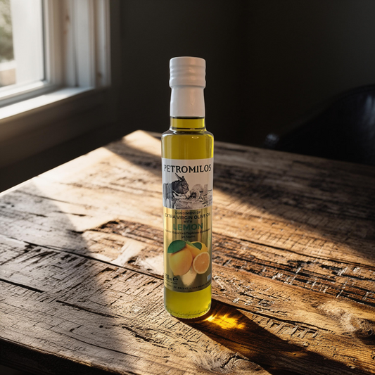 🍋 Petromilos Natives Olivenöl Extra – Mit Zitrone 250ml