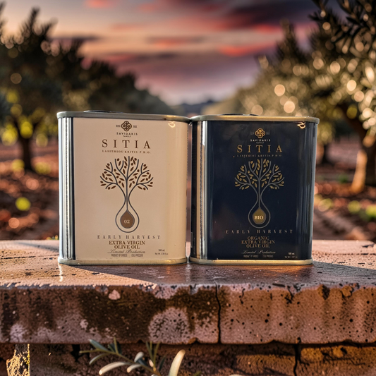🫒 SITIA EVOO Duo Set – 2 x 100ml Premium Tin