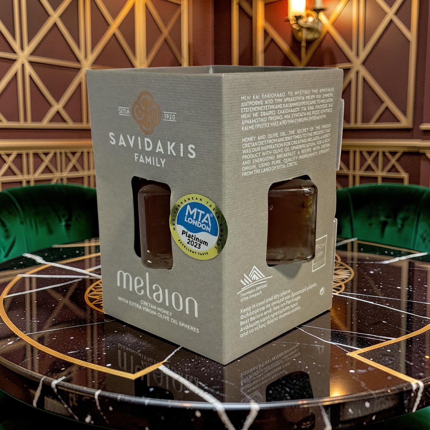 🍯 MELAION Kretischer Honig mit Olivenöl-Perlen – 150g