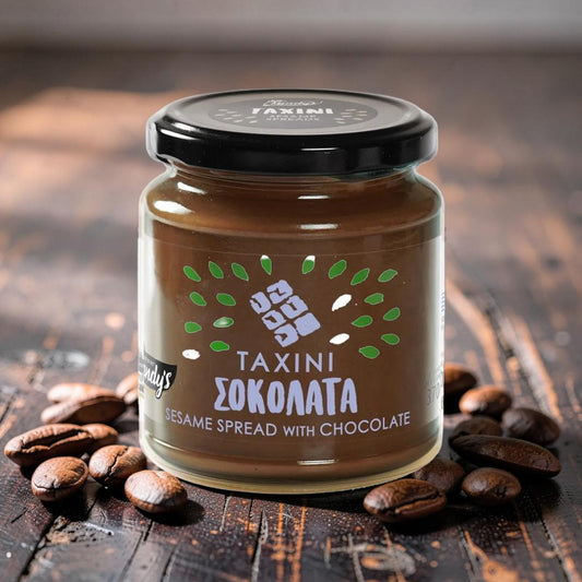 Griechische Tahini Aufstrich mit Schokolade 300gr "Kandylas"