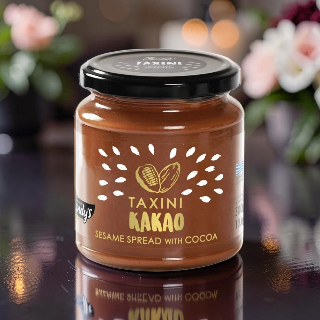 Griechische Tahini Aufstrich mit Kakao 300gr "Kandylas"