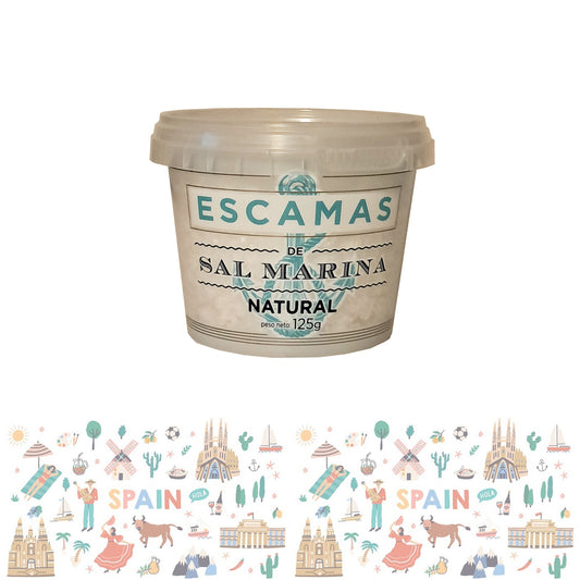 Green Delicates: Polasal 125g Spanische Atlantik-Meersalzflocken - Authentisches Gourmet-Salz