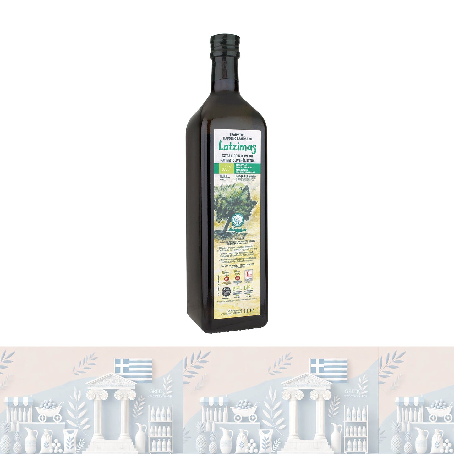 Extra natives Olivenöl BIO 1L "Latzimas"