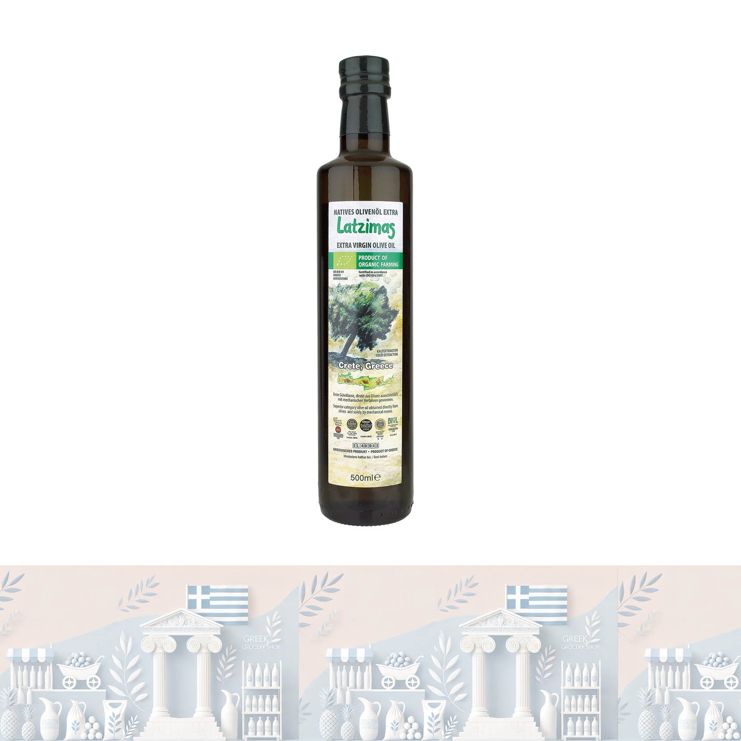 Extra natives Olivenöl BIO 500ml "Latzimas"
