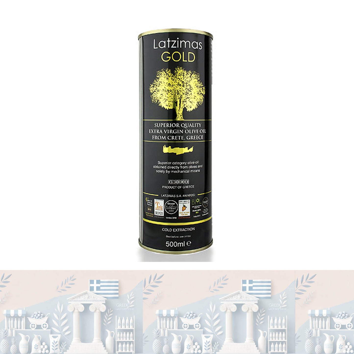 Extra natives Olivenöl 500ml "Latzimas"