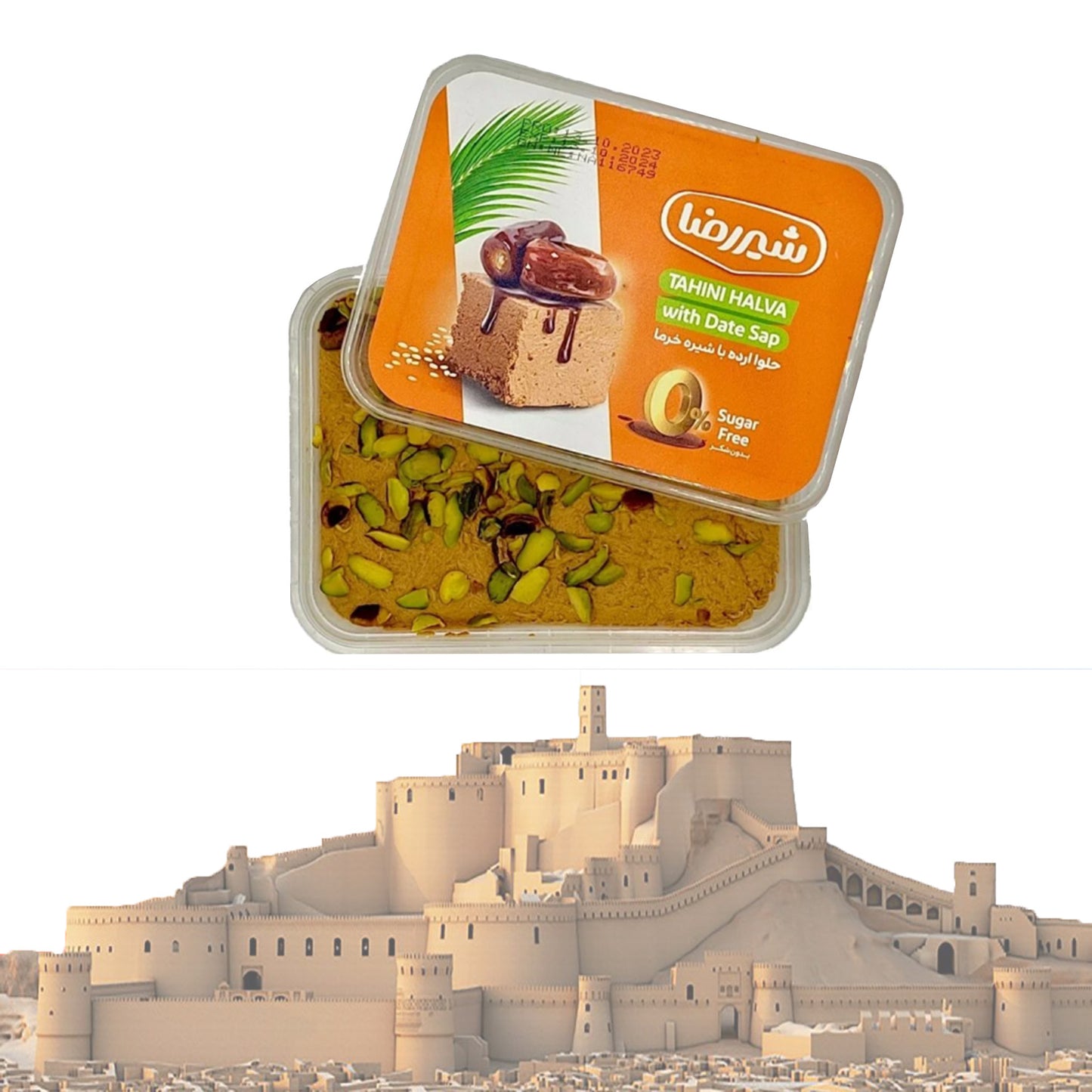 Zuckerfreie Persische Tahini-Halva mit Dattelsirup von Green delicates