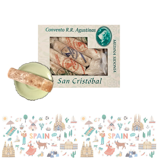 Green Delicates: Alfajores von Medina Sidonia (480g) - Traditionelles andalusisches Mandelgebäck 🍯