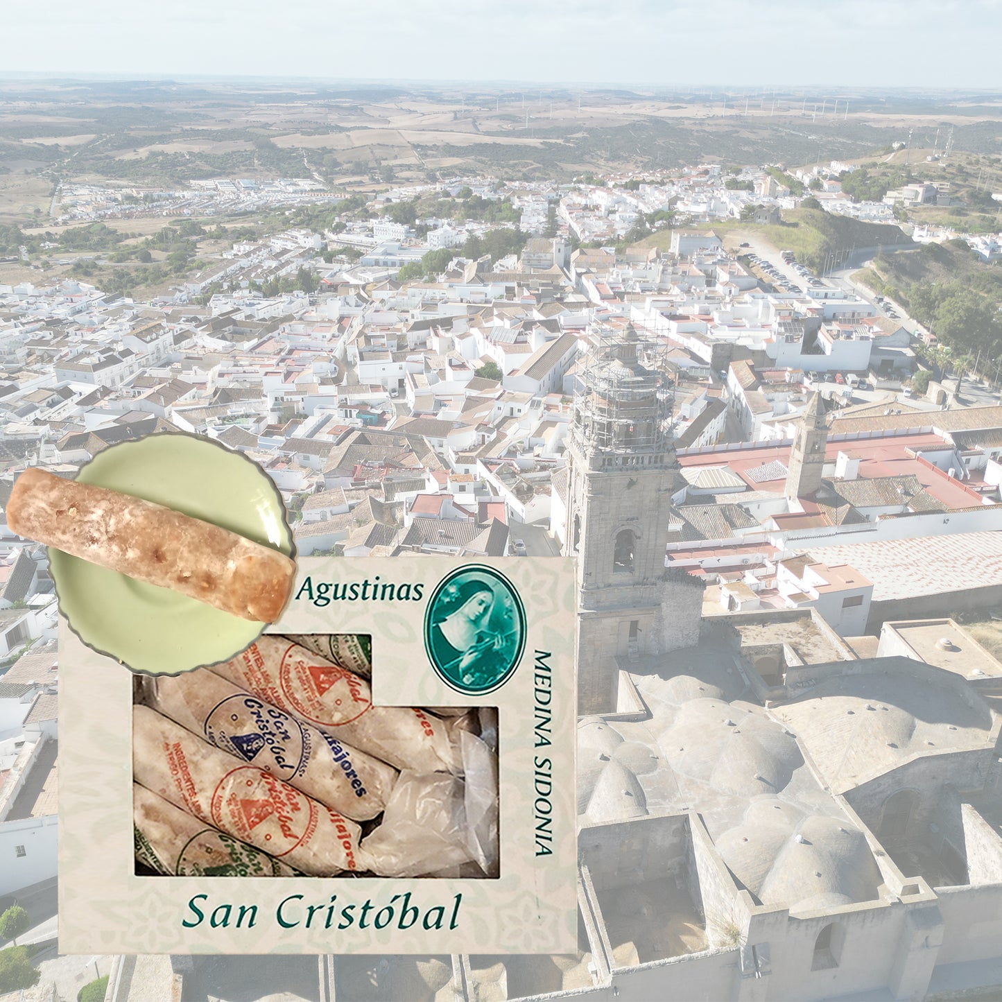 Green Delicates: Alfajores von Medina Sidonia (480g) - Traditionelles andalusisches Mandelgebäck 🍯