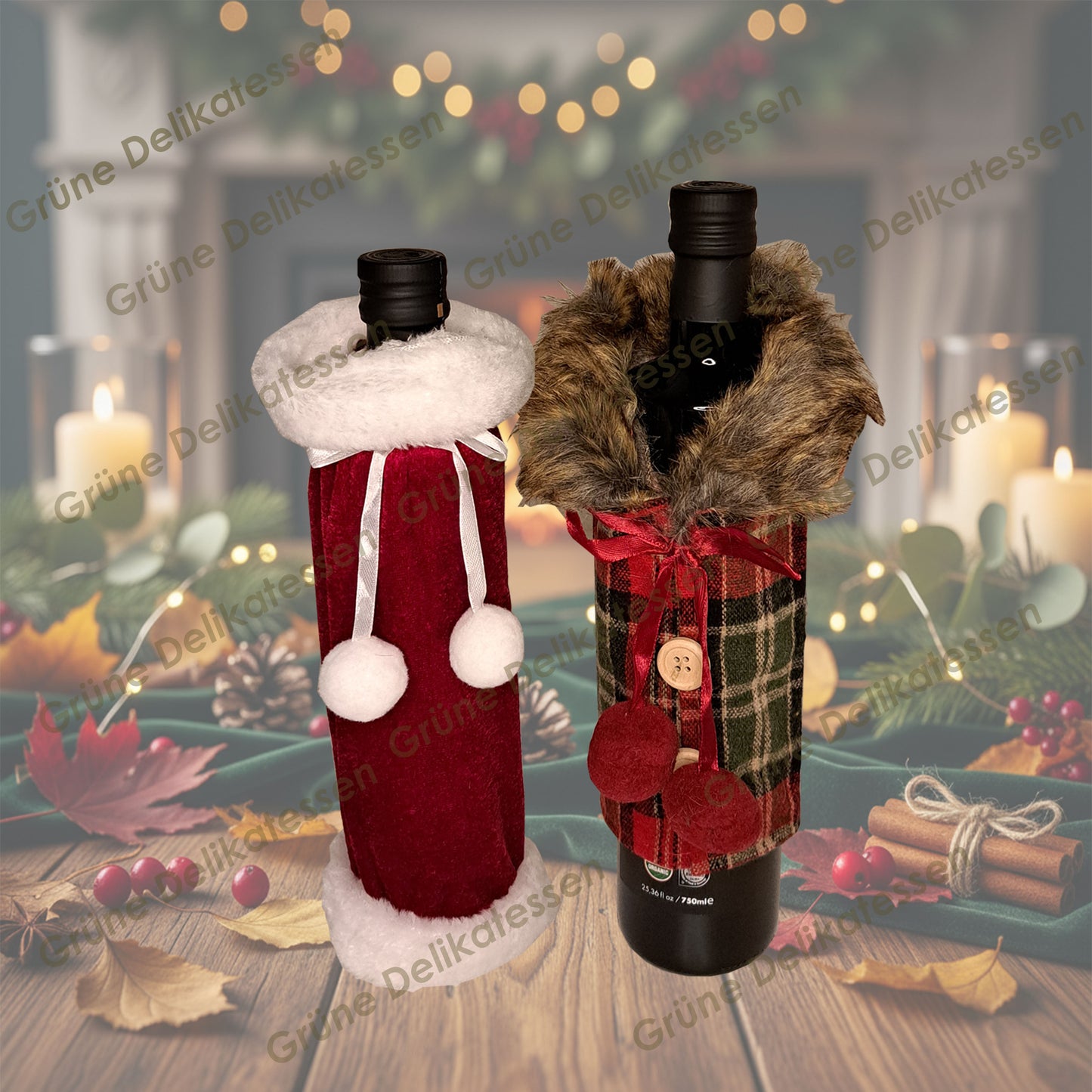 🎄 „Christmas Charm“ – Das liebevolle & luxuriös-witzige Olivenöl-Geschenkset  von Grüne Delikatessen