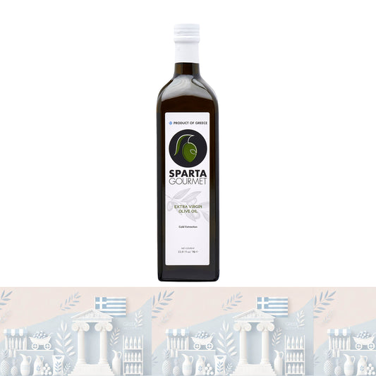 Sparta Gourmet Natives Olivenöl Extra von höchster Qualität 🥇 | 1. Kaltpressung (1 Liter)