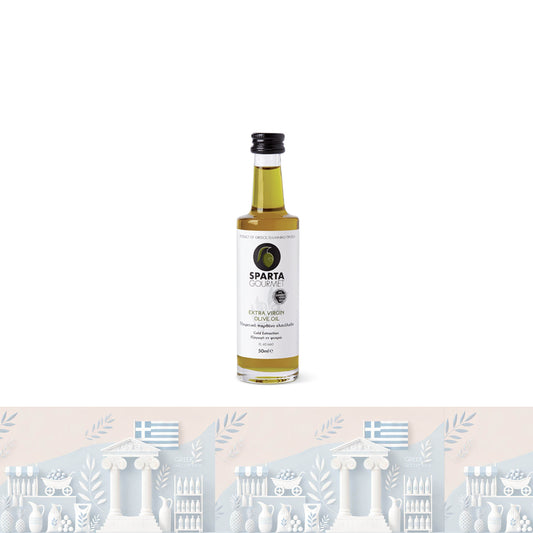 Sparta Gourmet Natives Olivenöl Extra 🌿 | Erste Kaltpressung aus Griechenland (50 ml)
