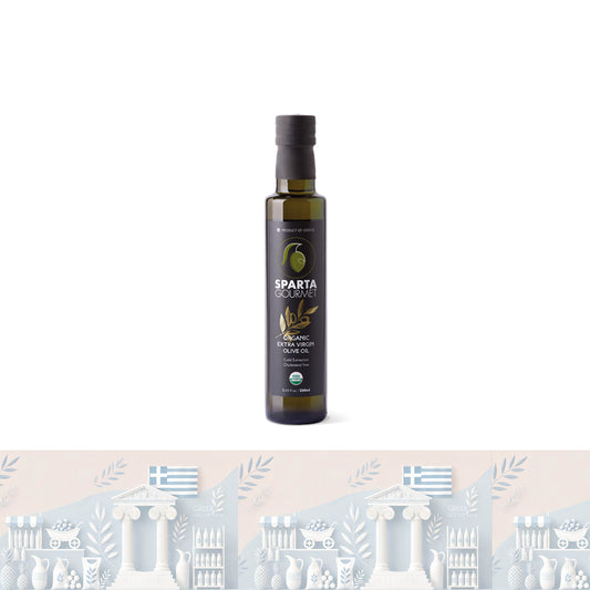Sparta Gourmet Bio Natives Olivenöl Extra 🌿 | 1. Kaltpressung (250 ml)