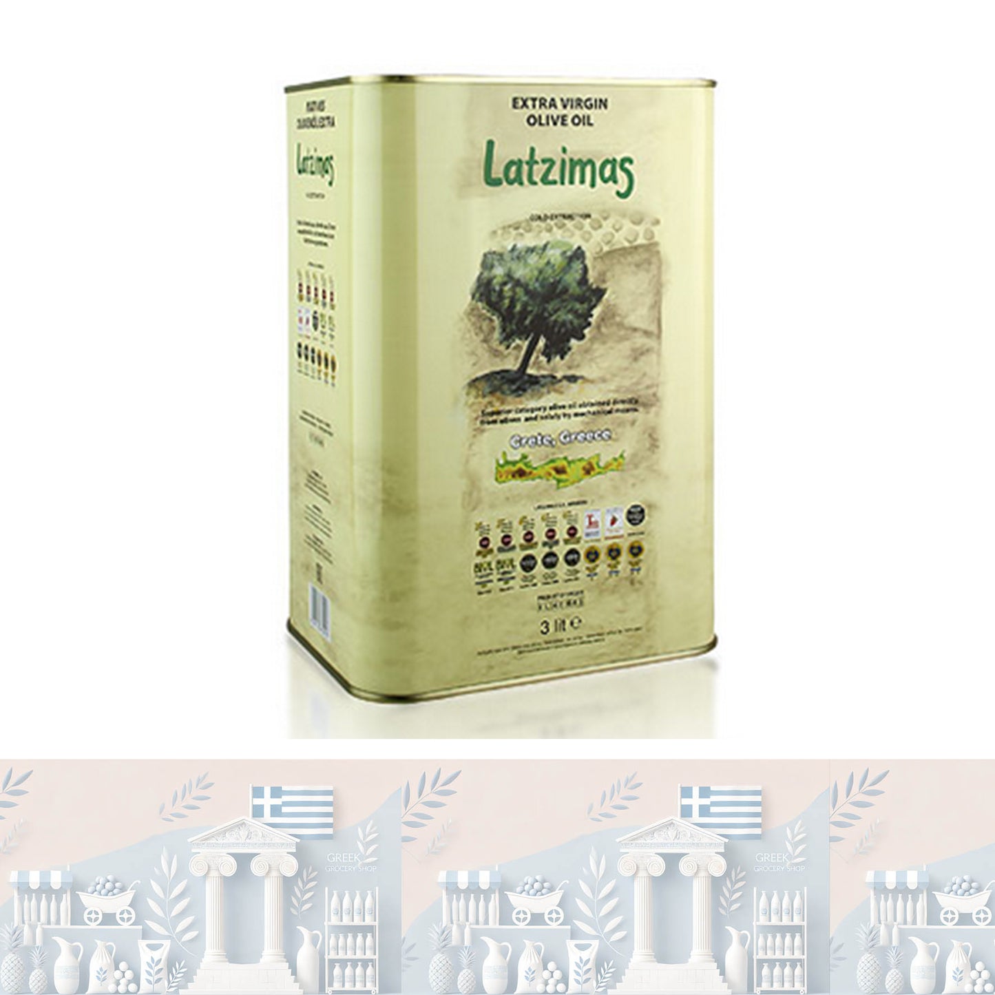 Extra natives Olivenöl 3L "Latzimas"