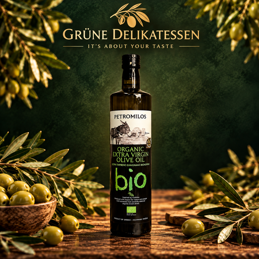🫒 Petromilos Bio Olivenöl Extra Nativ – Premium Olivenöl aus Griechenland-Grüne Delikatessen