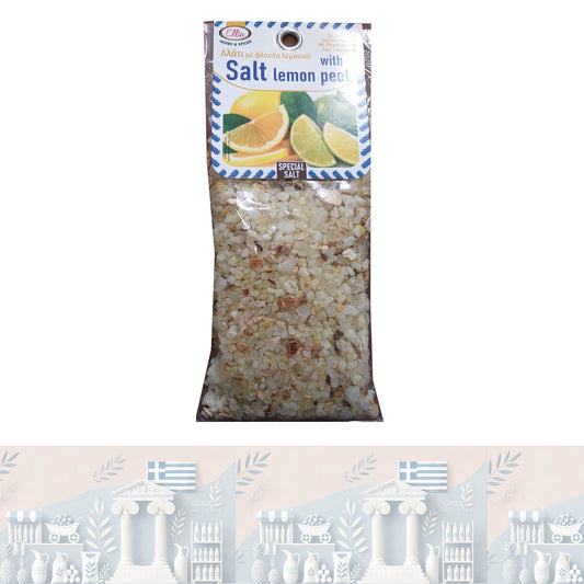 Griechisches Salz mit Zitronenschale 200gr "Ellie"