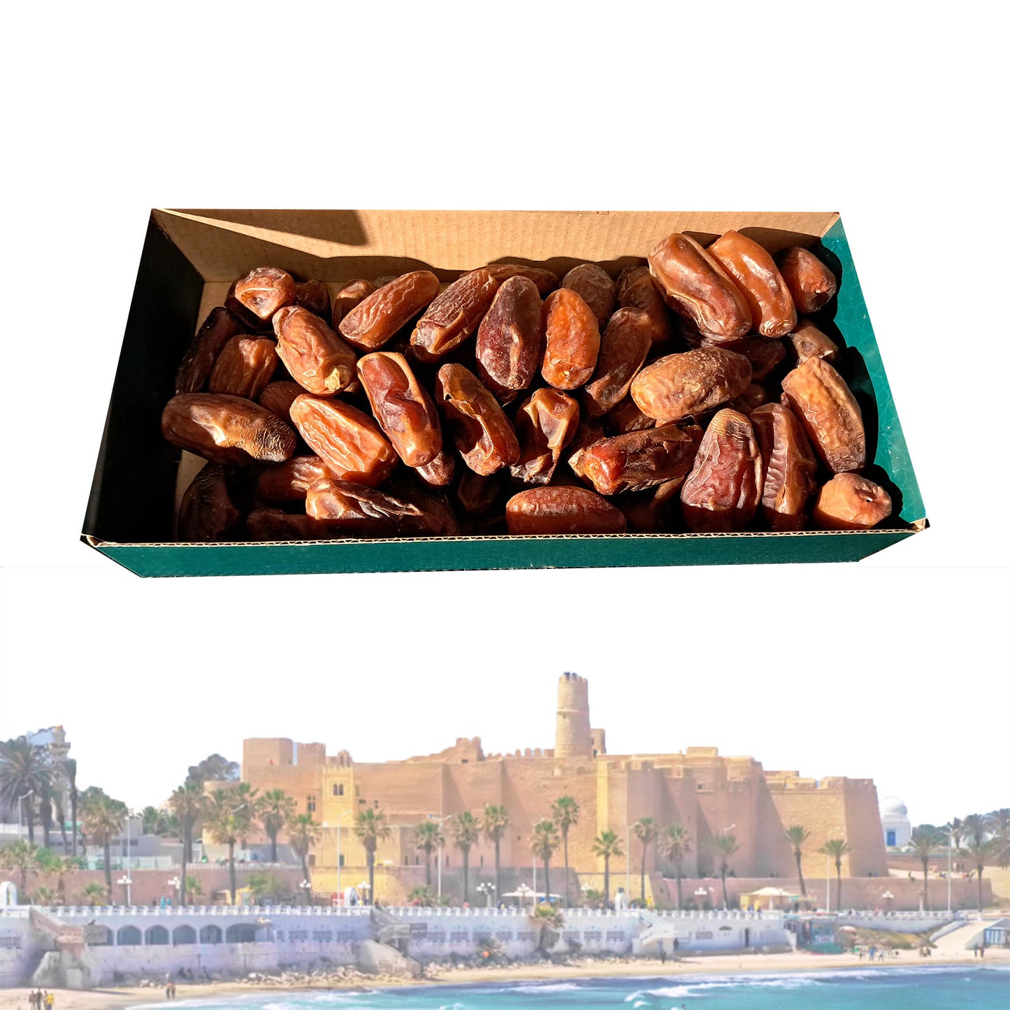 Natürlich getrocknete Datteln 500g "NOUR" - Aus Tunesiens Oasen